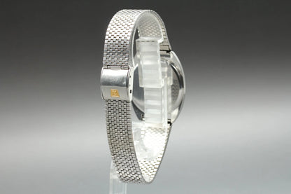 Omega De Ville Mens Quartz Watch Cal.1332 196 0144 Silver Dial Date [Near MINT]