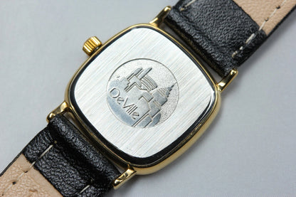 Omega De Ville Womens Quartz Watch 595.0098 21mm Gold Dial [Near MINT]