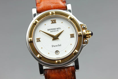 Raymond Weil Geneve Womens Quartz Watch 9989 27mm White Dial Date [Near MINT]