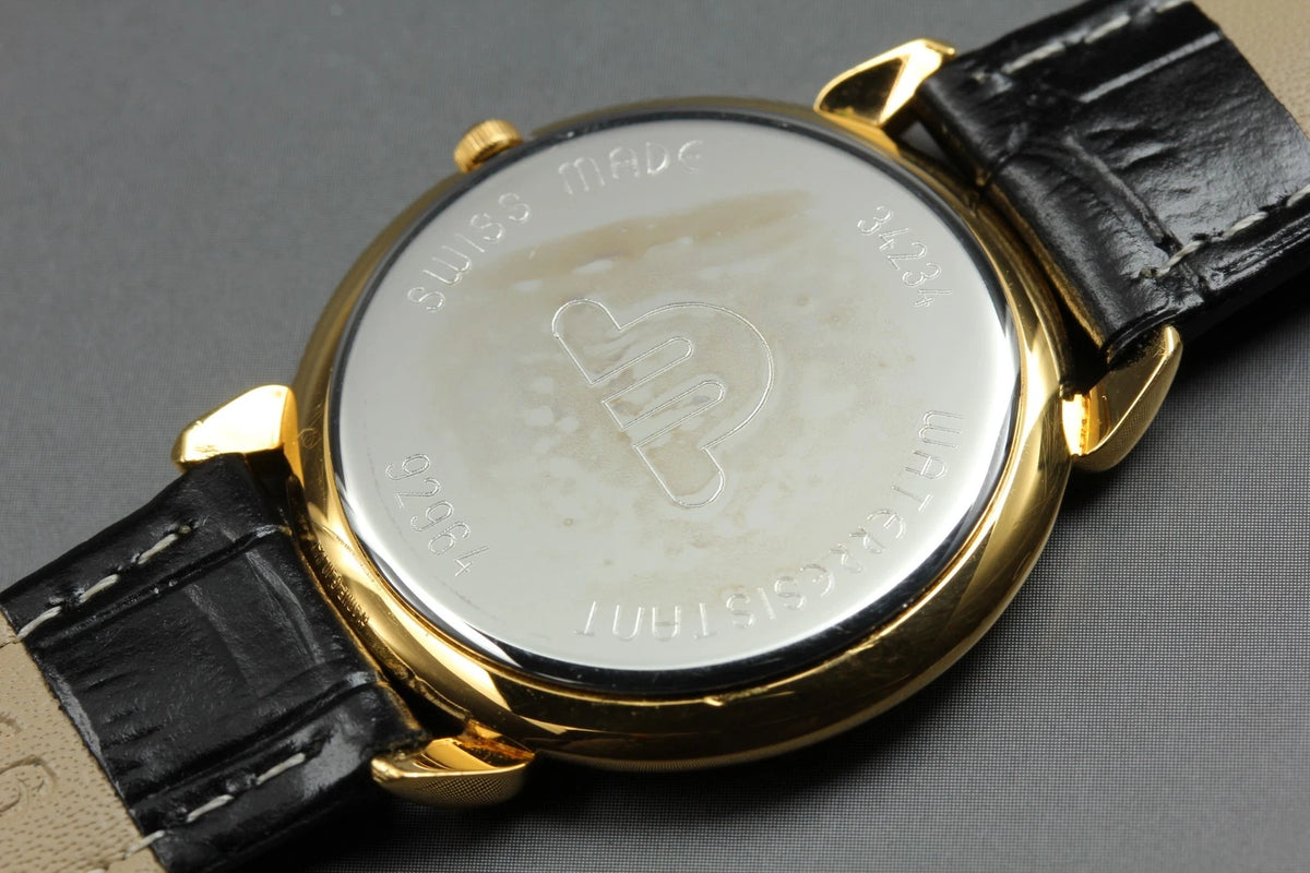 Maurice Lacroix Les Classiques 92964 Men's Watch White Dial Date Qz [Near MINT]