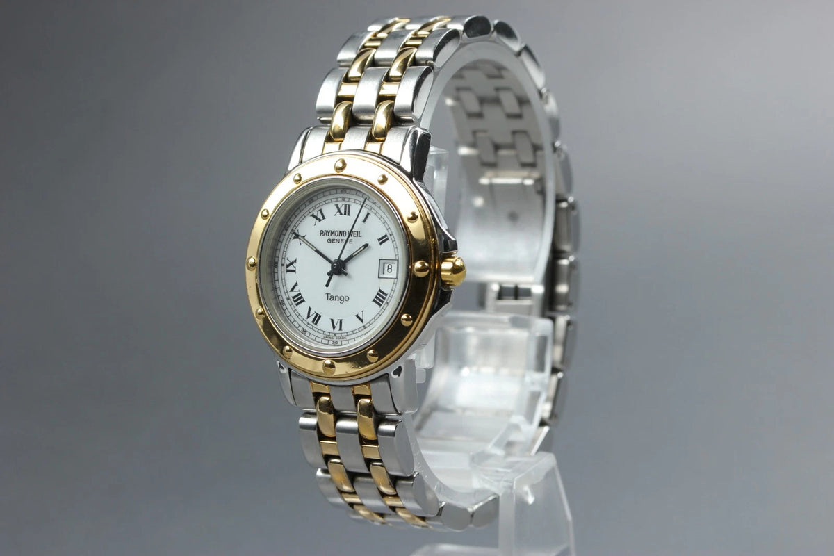Raymond Weil Tango Womens Quartz Watch 5360 28mm White Dial Date [Exc+5]