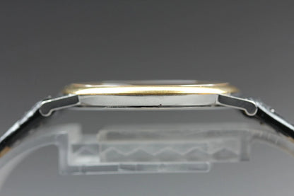 Omega De Ville Mens Quartz Watch Cal.1378 195.2378 33mm Gold Dial [Near MINT]