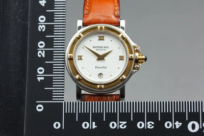 Raymond Weil Geneve Womens Quartz Watch 9989 27mm White Dial Date [Near MINT]