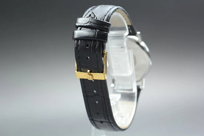 Omega De Ville Mens Quartz Watch Cal.1379 196 2379 32mm Gold Dial [Near MINT]