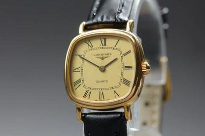 Longines Womens Quartz Watch Cal. L960.2 960 6157 23mm Gold Dial [Exc+5]