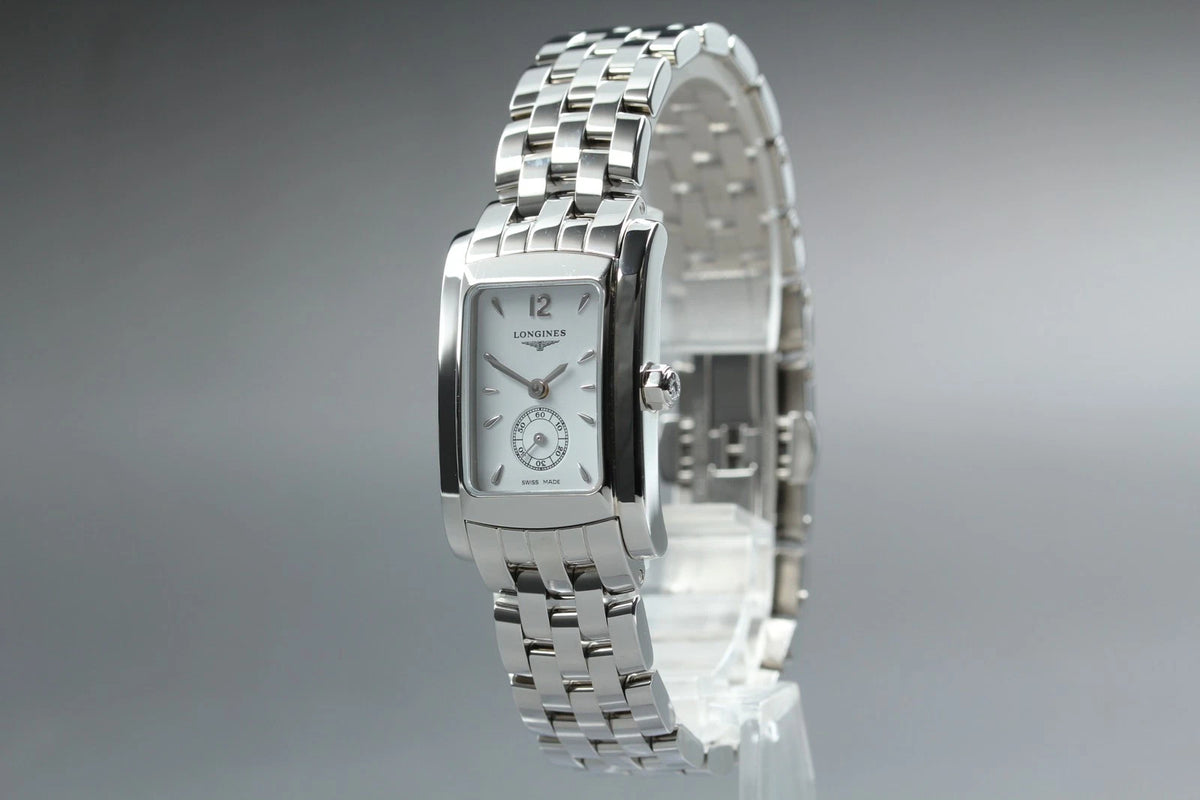 Longines Dolce Vita Womens Quartz Watch L5.155.4 20mm White Dial [Near MINT]