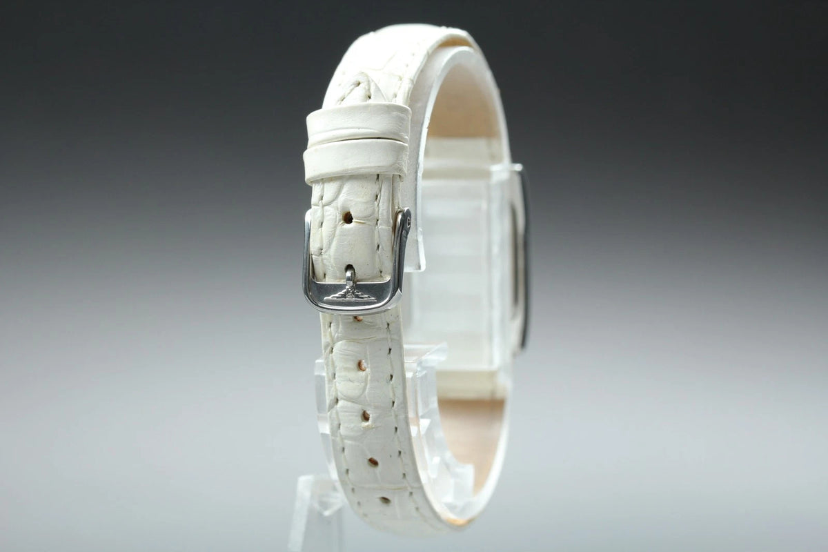 Longines Womens Quartz Watch L5.158.4 16mm Diamond White Dial [Near MINT]