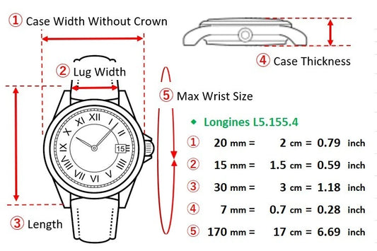 Longines Dolce Vita Womens Quartz Watch L5.155.4 20mm White Dial [Near MINT]