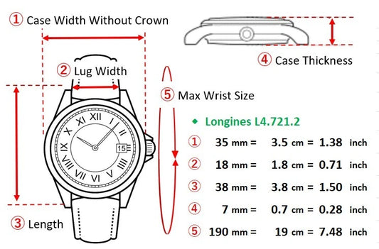 Longines Grand Classic Mens Automatic Watch L4.721.2 White Dial Date [MINT]