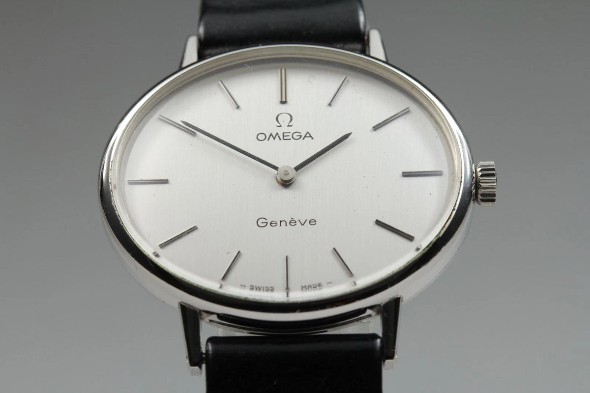 Omega Geneve Mens Hand Winding Watch Cal.625 33mm Silver Dial [Near MINT w/Case]