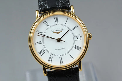 Longines Grand Classic Mens Automatic Watch L4.721.2 White Dial Date [MINT]
