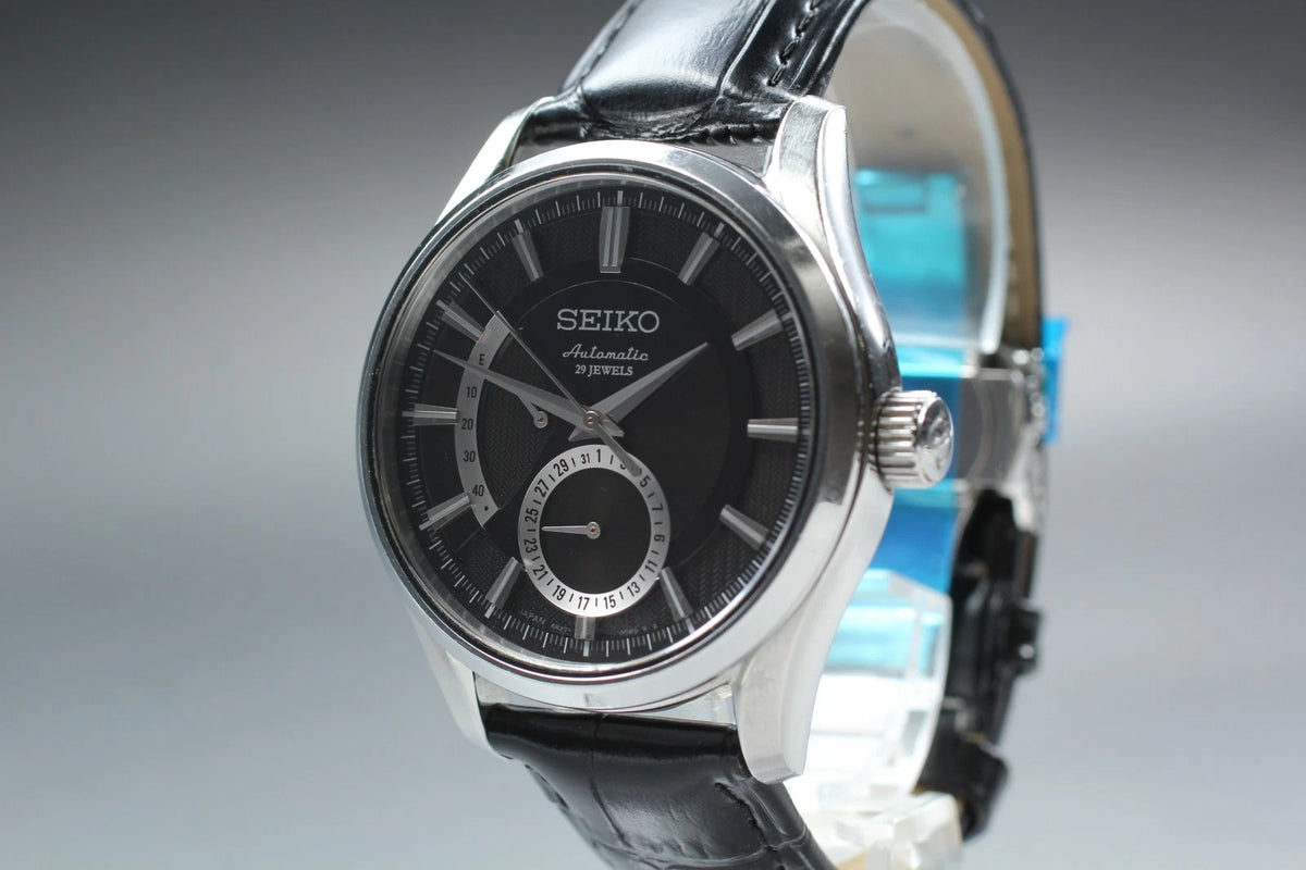 SEIKO PRESAGE SARW003 Mens Automatic Watch 6R27-00A0 Black Dial [Near MINT]