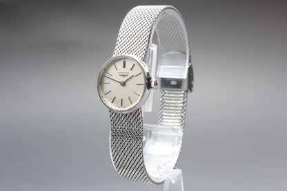 Longines Womens Hand-Winding Watch L817.4 817 4167 23mm Silver Dial [Near MINT]