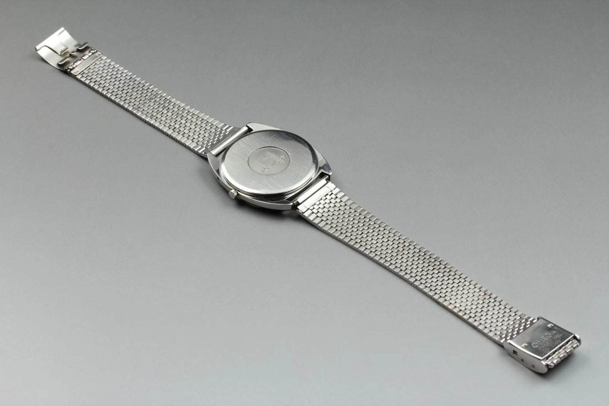 Omega De Ville Mens Quartz Watch Cal.1332 196 0144 Silver Dial Date [Near MINT]