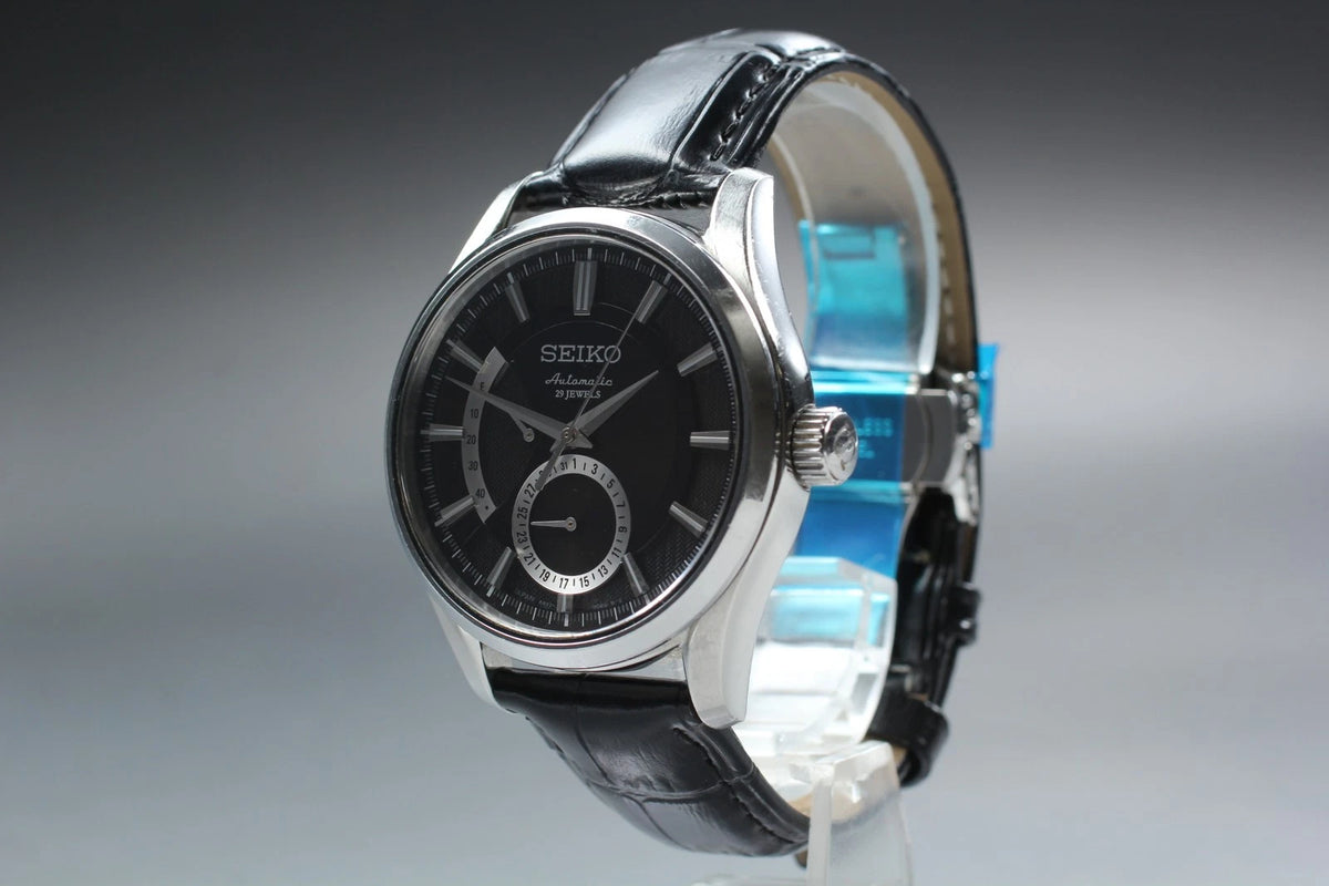 SEIKO PRESAGE SARW003 Mens Automatic Watch 6R27-00A0 Black Dial [Near MINT]