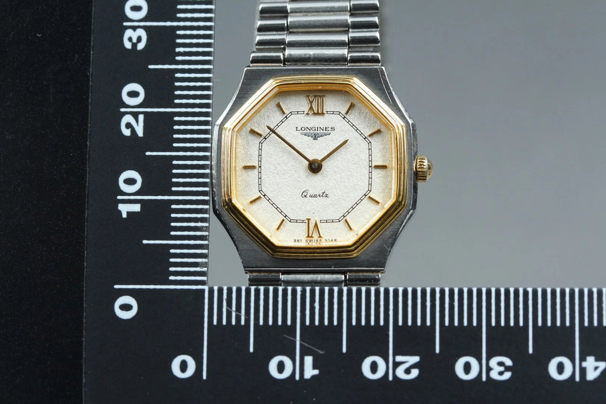 Longines Womens Quartz Watch Cal.L961.2 961 3268 23mm Silver Dial [Near MINT]