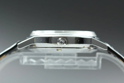Omega Geneve Men Automatic Watch Cal.1012 166.0163 35mm Silver Dial Date [Exc+5]