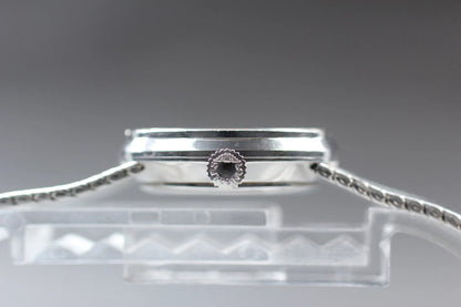 Longines Womens Hand-Winding Watch L817.4 817 4167 23mm Silver Dial [Near MINT]