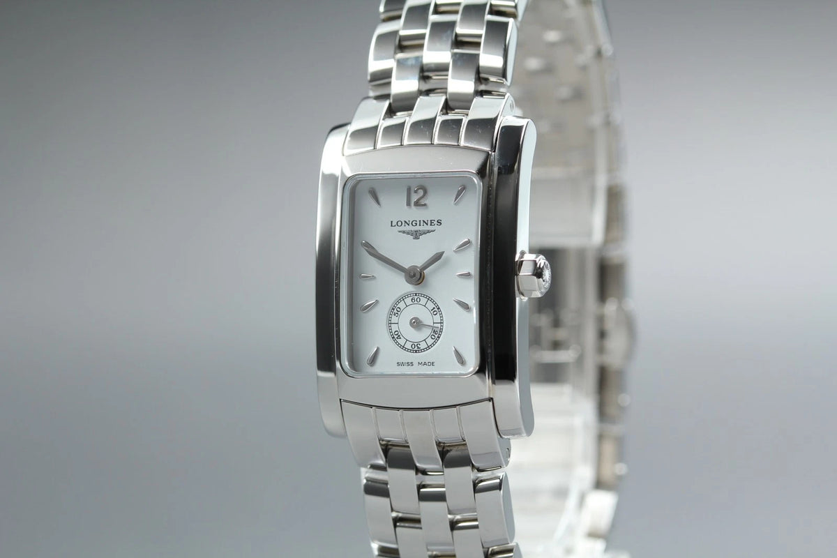 Longines Dolce Vita Womens Quartz Watch L5.155.4 20mm White Dial [Near MINT]