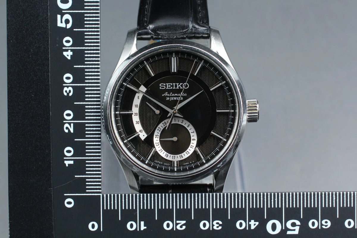 SEIKO PRESAGE SARW003 Mens Automatic Watch 6R27-00A0 Black Dial [Near MINT]