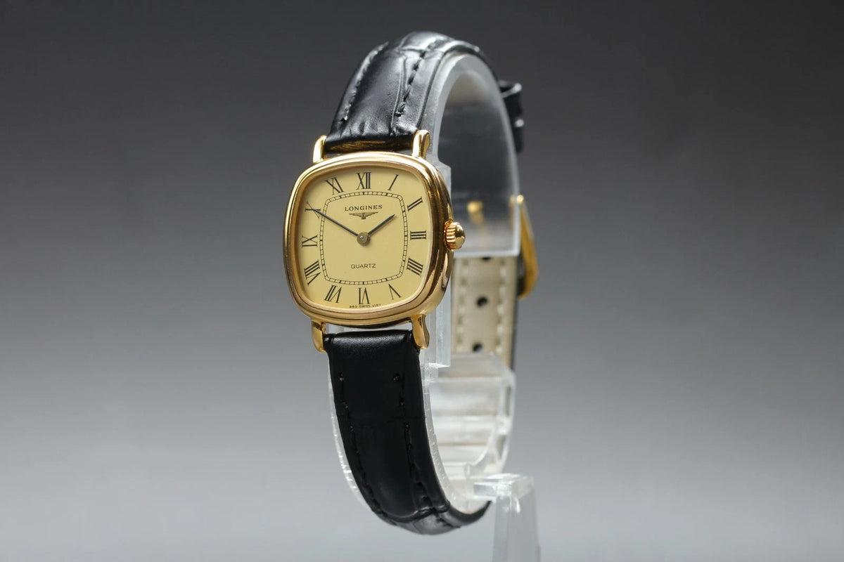 Longines Womens Quartz Watch Cal. L960.2 960 6157 23mm Gold Dial [Exc+5]