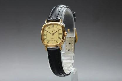 Longines Womens Quartz Watch Cal. L960.2 960 6157 23mm Gold Dial [Exc+5]