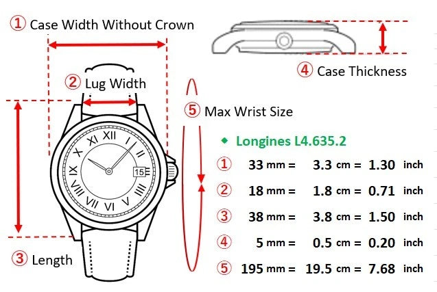 Longines Grand Classic Mens Quartz Watch L4.635.2 33mm White Dial [Near MINT]