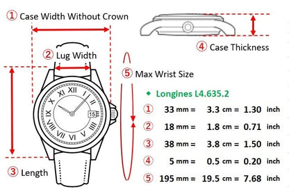 Longines Grand Classic Mens Quartz Watch L4.635.2 33mm White Dial [Near MINT]