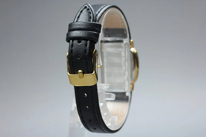 Omega De Ville Womens Quartz Watch 595.0098 21mm Gold Dial [Near MINT]