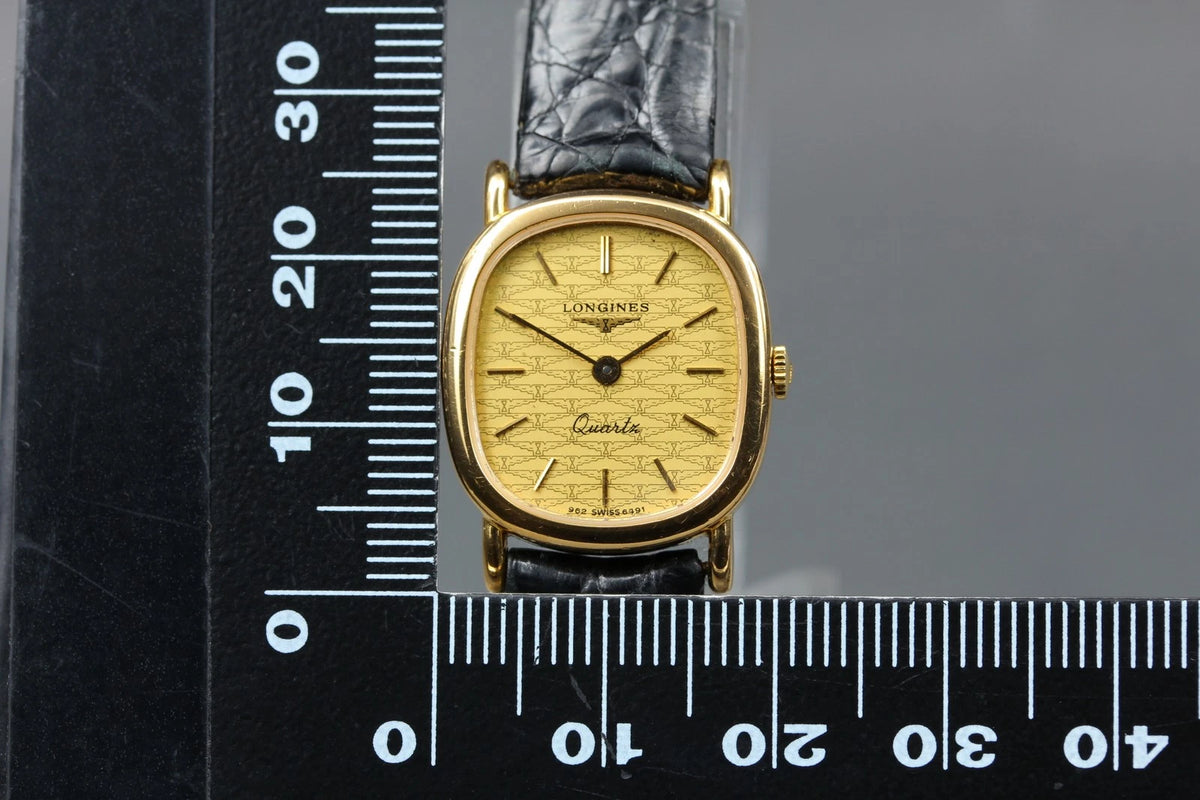 Longines Womens Quartz Watch L962.2 962 6491 20mm Gold Dial [Near MINT]