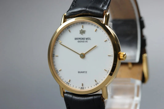 Raymond Weil Geneve 5757 Women's Watch 28mm White Dial Quartz From JAPAN [MINT]