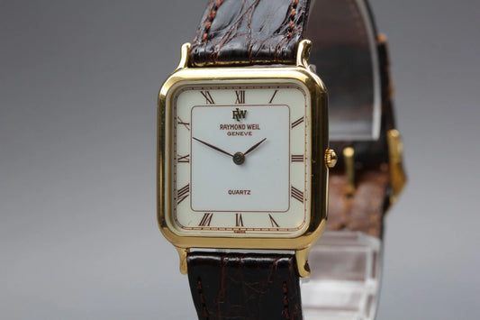 Raymond Weil Geneve Womens Quartz Watch 5749 27mm White Roman Dial [Exc+5]