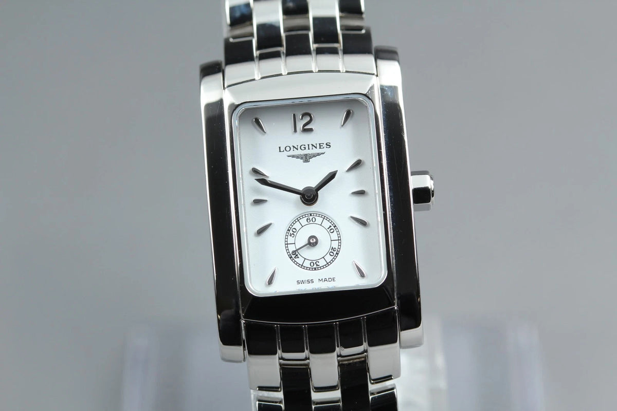 Longines Dolce Vita Womens Quartz Watch L5.155.4 20mm White Dial [Near MINT]