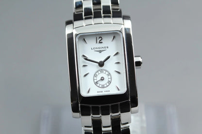 Longines Dolce Vita Womens Quartz Watch L5.155.4 20mm White Dial [Near MINT]