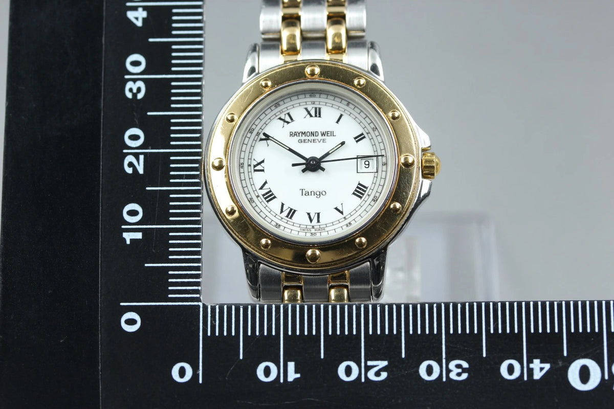 Raymond Weil Tango Womens Quartz Watch 5360 28mm White Dial Date [Exc+5]