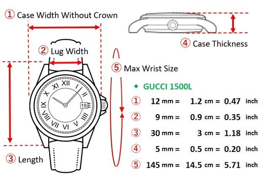 GUCCI Womens Quartz Watch 1500L Silver 12mm Pink Shell Dial From JAPAN [Exc+5]