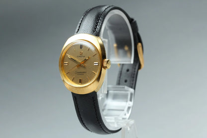 Omega Seamaster Cosmic Womens Automatic Watch TOOL 102 24mm Gold Dial [Exc+5]