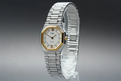 Longines Womens Quartz Watch Cal.L961.2 961 3268 23mm Silver Dial [Near MINT]