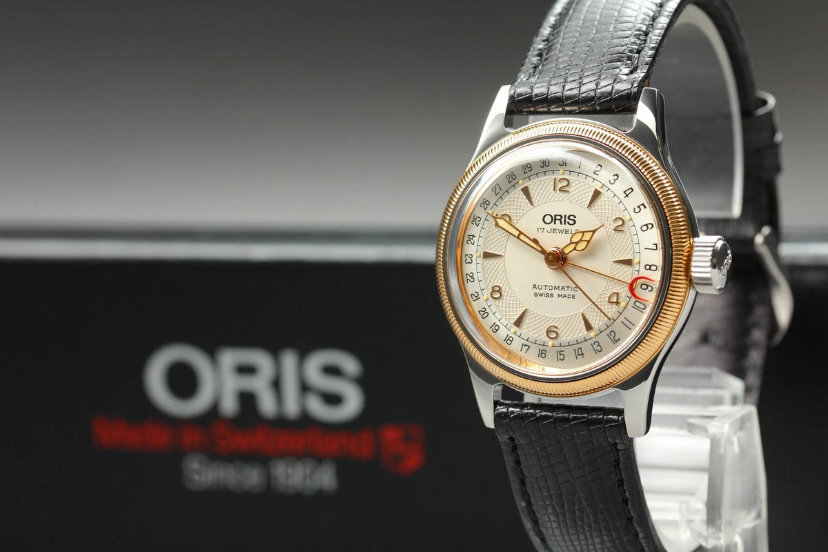 Oris Big Crown Pointer Men Automatic Watch 7400 32mm Cream Dial Date [Near MINT]