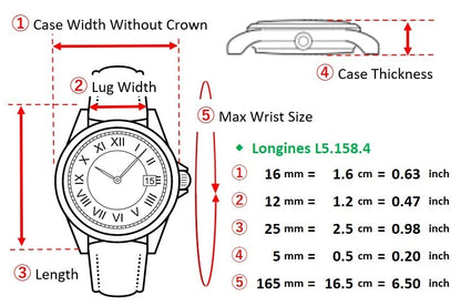 Longines Womens Quartz Watch L5.158.4 16mm Diamond White Dial [Near MINT]