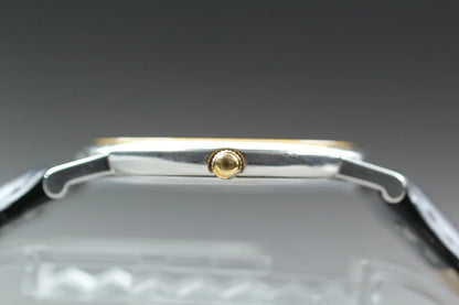 Omega De Ville Mens Quartz Watch Cal.1379 196 2379 32mm Gold Dial [Near MINT]