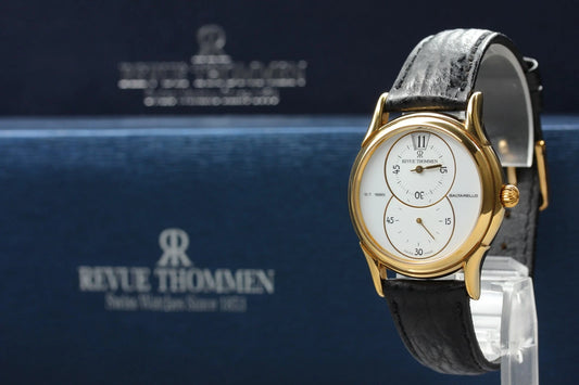 Revue Thommen Saltarello Jump Hour Hand Winding Men's Watch [Near MINT w/ Box]