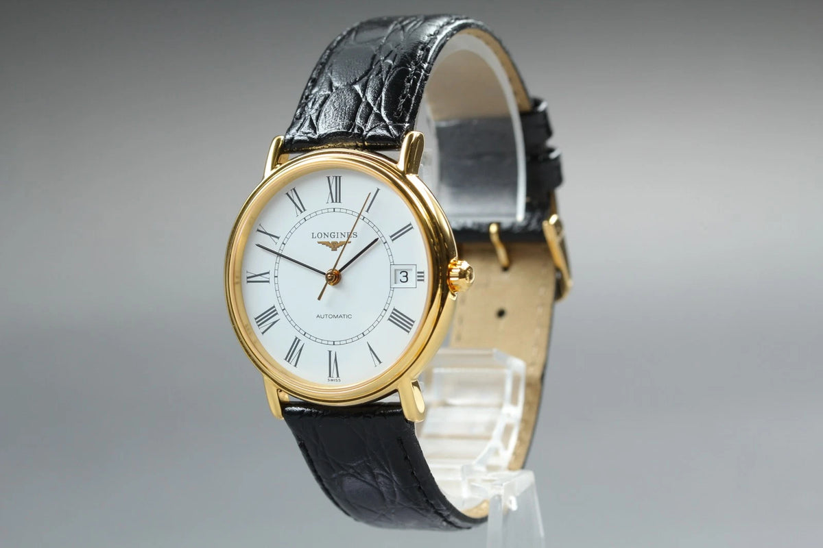 Longines Grand Classic Mens Automatic Watch L4.721.2 White Dial Date [MINT]