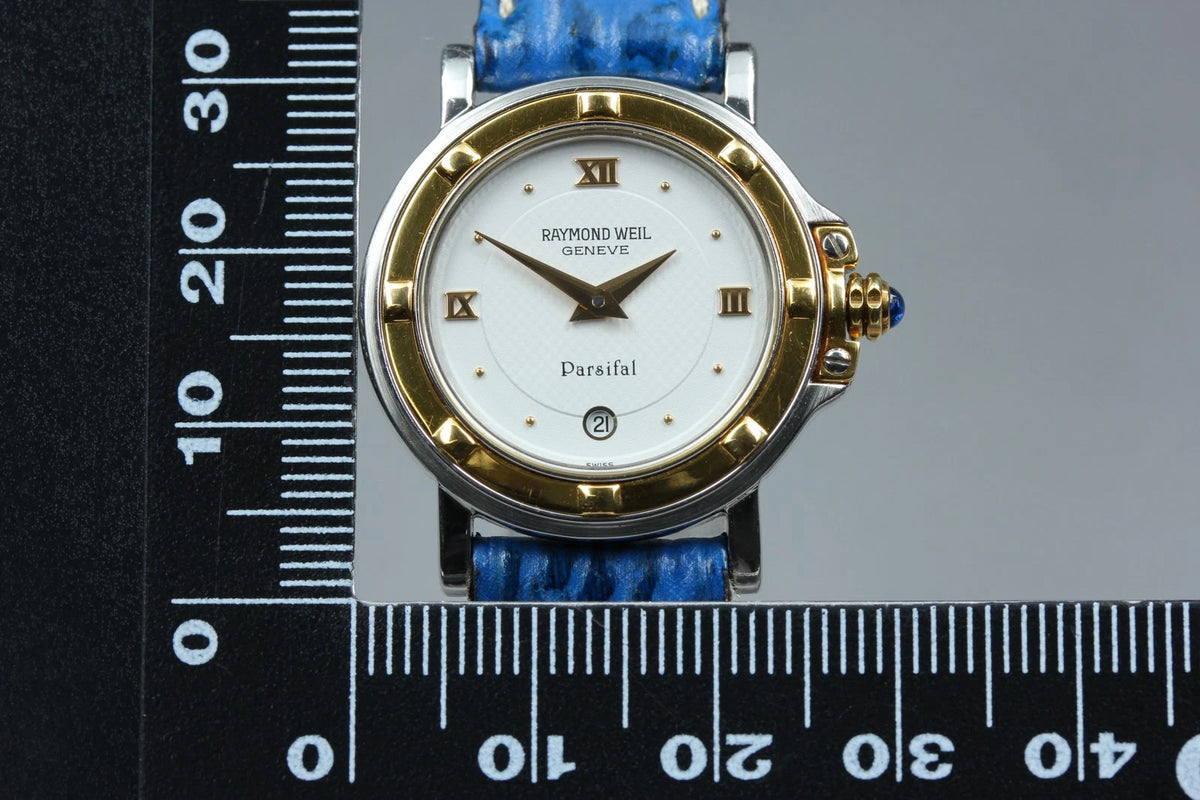 Raymond Weil Geneve 9989 Women's Watch 27mm White Dial Date Quartz [Near MINT]