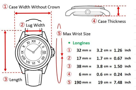 Longines Mens Hand-Winding Watch L846.4 Small Second 32mm White Dial [Near MINT]