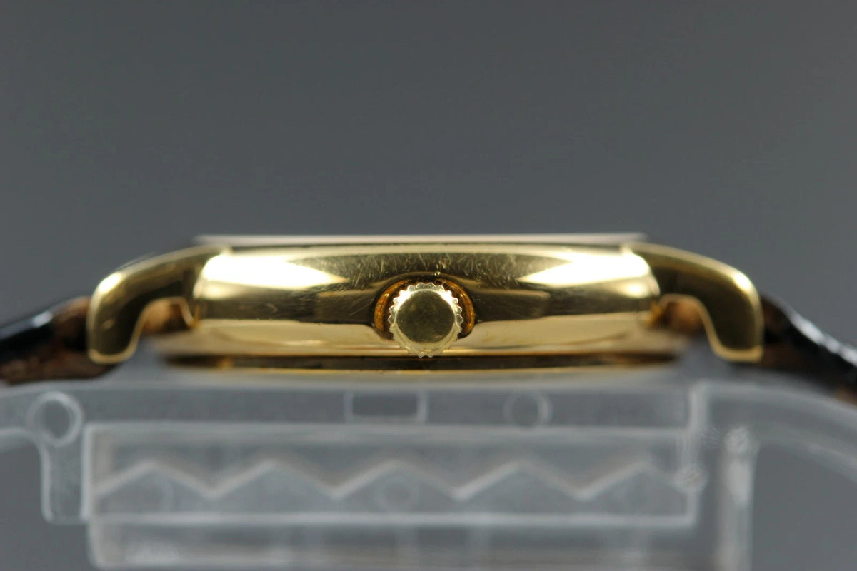 Raymond Weil Womens Quartz Watch 9809 24mm Gold Dial Small Second [Near MINT]