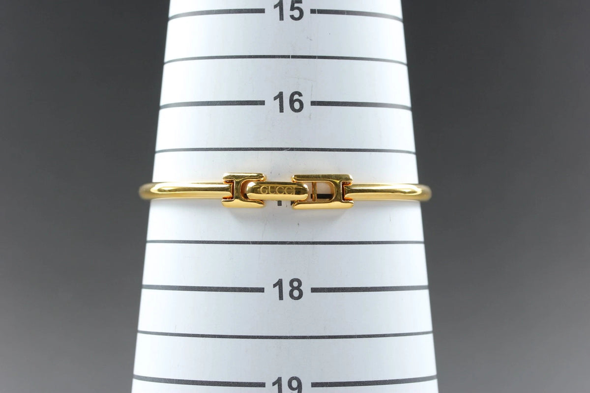 Gucci 1900L 20mm Womens Quartz Watch Gold White Dial [Near MINT w/ Case]