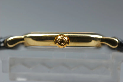 Omega De Ville Womens Quartz Watch 595.0098 21mm Gold Dial [Near MINT]