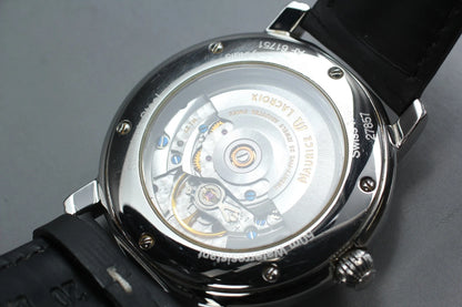 Maurice Lacroix 27857 Silver Day Date Automatic Men's Watch [Near MINT w/ Box]