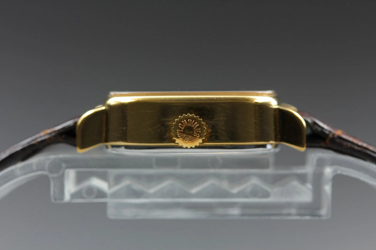 Longines Womens Quartz Watch L700.2 700 1166 23mm Gold Dial From JAPAN [Exc+5]